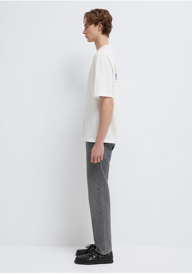 Mavi - Miami Baskılı Ekru Tişört 0613296-70057 Ekru