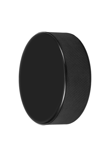 Vkemall 2 Adet Lastik Hokey Topu - 7.5x2.5cm Boyutlu, 163g Ağırlıklı Oyun Malzemesi Siyah