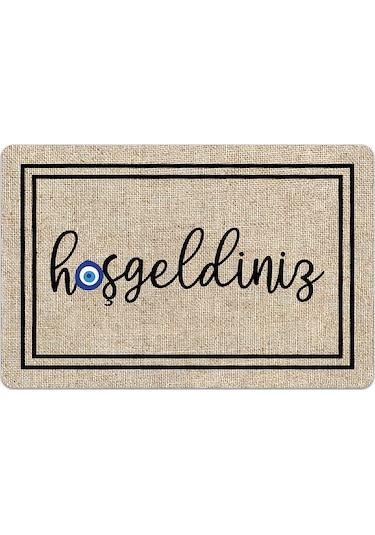 Evaşk Kapı Önü Paspası Vinil Kaymaz Tabanlı 45 X 70 Evaşkdm12067
