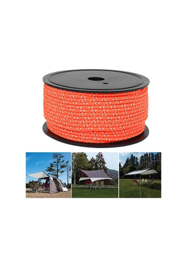 Suntek Kamp Çadırı Halat Gölgelik Barınak Hayatta Turuncu Turuncu