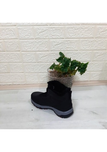 Kinetix Arctıc Pu Siyah Kaymaz Taban Kürklü Erkek Bot 001