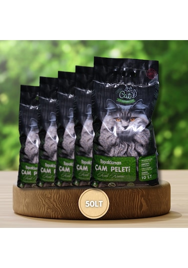 Happy Cat Litter Topaklaşan Çam Peleti 5 x 10 L