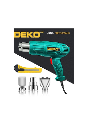 Deko Turkey DKT4200 Akım Korumalı Sıcak Hava Tabancası + Maket