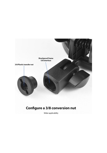 Mufunye Mikrofon Şok Montajlı Mikrofon Standı Kayıt Stüdyosu Canlı Yayın Evrensel Kapasitör Mikrofon Yuvarla