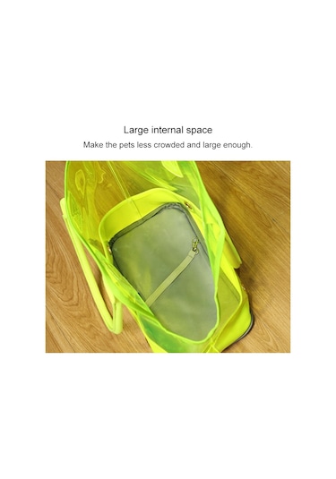 Dodopet Açık Taşınabilir Moda Şeffaf Kedi Köpek Pet Taşıma Çantası Çanta Omuz Çantası, Boyut: 36 X 20 X 30cm Beyaz