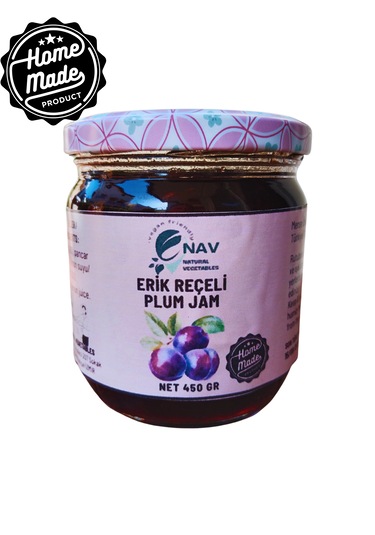 Nav Erik Reçeli Ev Yapımı Katkısız Koruyucusuz Cam Kavanozda