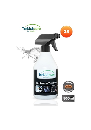 Turkishcare Deri Bakım Ve Temizlik Spreyi 500 Ml. İkili Set Renksiz