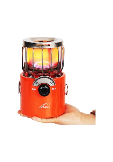 Apg-2000 W Gaz Isıtıcı Açık Kamp Sobası Isıtma,y28298-1 Turuncu