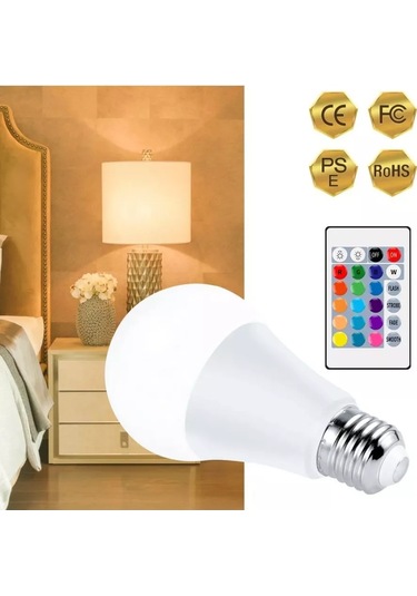 Yasenin Rgb E27 Led Ampul Uzaktan Kumandalı 174824386
