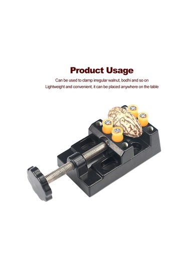Jeemson Alüminyum Alaşımlı Mini Vise, Zirve, Fıstık Ve Bodhi Kesim İçin Sabitleyici Aracı - 55mm Çene Genişliği
