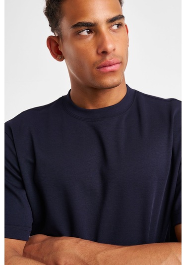 Lescon Erkek Kısa Kollu T-shirt 25s-1260-25n Lacivert