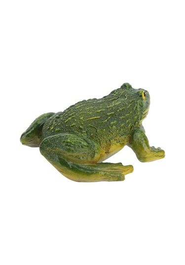 Ximistore9 Doğa Stili Kuru Boyalı Kurbağa Figürü - Bahçe, Ev Dekoru İçin Dayanıklı Reçine Makyaj