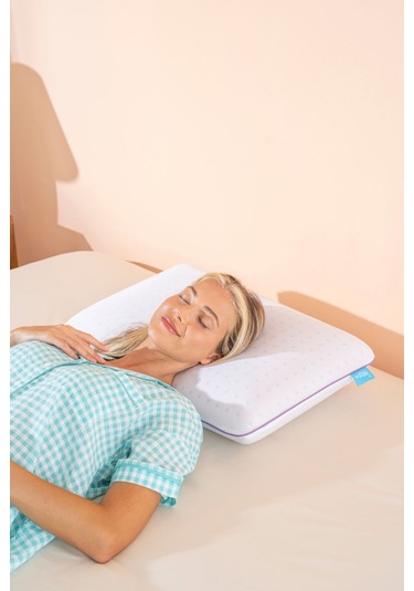 Aroma Terapi Lavanta Visco Yastık Ve Yastık Spreyi Beyaz