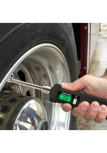 Xuweiwei 1 Adet Lastik Basıncı Göstergesi Yeni Dijital Ekranlı Tekerlek Basınç Ölçer 0-250 Psi Ağır Kamyon Ve Araba