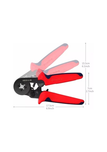 Symbee Hsc8-6-4a 0.25-10mm² Awg23-7 Otomatik Ayarlı Terminal Pres Aleti Seti, 1250 Adet Terminale Sahip, Ergonomik Kollü, Elektrik Çalışmaları İçin