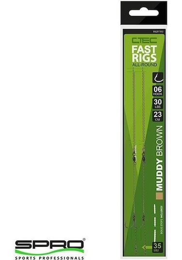 Spro Fast Rigs Muddy Hazır İğne Takımı 02 1/2
