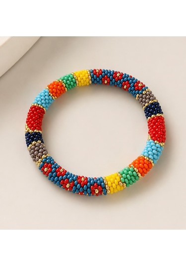 Chichibeads Boncuk Baharı Bohem Bileklik Çok Renkli
