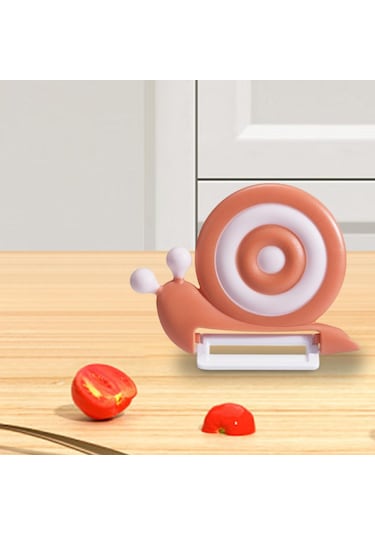 Homyl Sebze Soyucu Seramik Bıçaklı Mutfak Aleti Havuçlar Sebzeler Turuncu