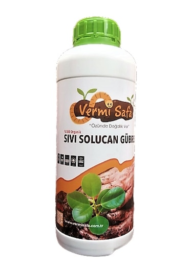 Vermisafa Organik Solucan Gübresi 1 KG Katı + 1 L Sıvı