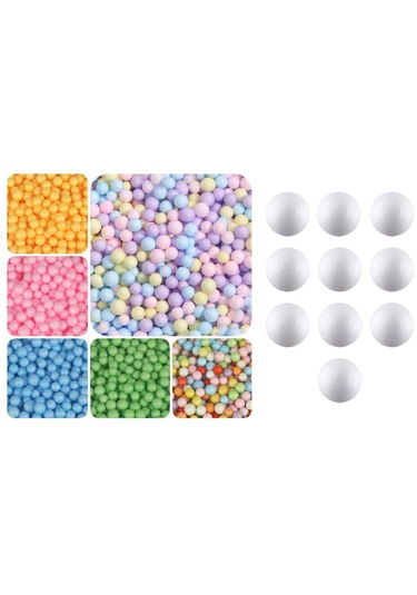 Suntek Köpük Topları Pürüzsüz Dıy Craft Parti Dekorasyon