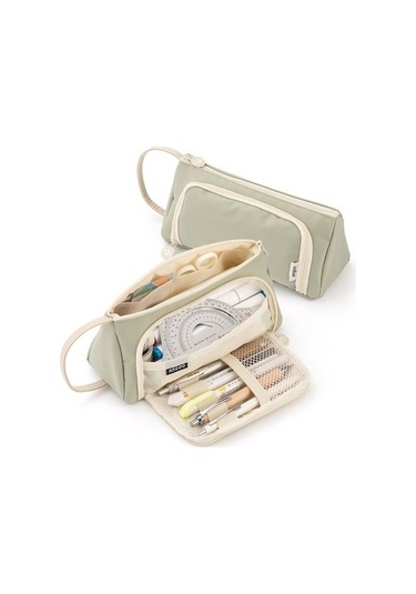 Love Home Çok Bölmeli Kalem Kutusu - Açık Yeşil K5wsd4 Diğer