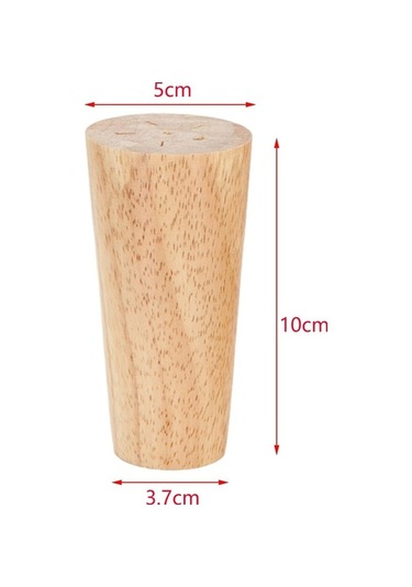 Trendooze Homyl 4x Dolap Ayakları Ahşap Yükseklik 10cm Odun Takımları Ev Dekorasyonu Odun