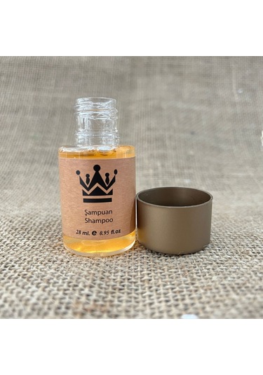 Otel Şampuanı Geniş Kapak Kraft 30 Ml - 100 Adet