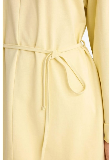 Defacto Loose Fit Bisiklet Yaka Uzun Kollu Tunik F4850ax25aubg761 Bej