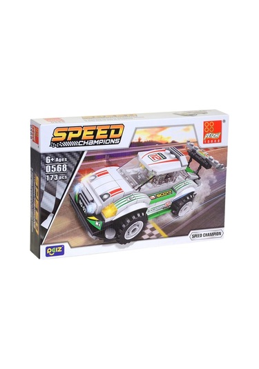 0568 Kutulu Araba Blok Seti 173 Parça-Canem  Oyuncak