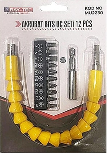 Bay-tec Mu-2230 Akrobat Bits Uç Seti 12 Parça