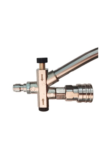 Singree "paslanmaz Çelik Çift Uçlu Köpük Tabancası Aksesuarı - 1/4'' Hızlı Bağlantı"