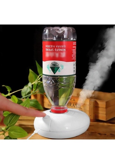 Mini Ultrasonik Masaüstü Hava Nemlendirici, Usb Ev Mineral Su Şişesi, Taşınabilir Ağır Sis Ses Anti Kurutma Nemlendirici