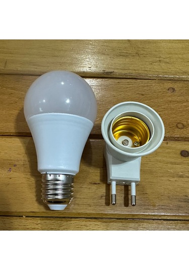 1 Adet 10w Led Apmul 1 Adet Anahtarlı Fişli Duy