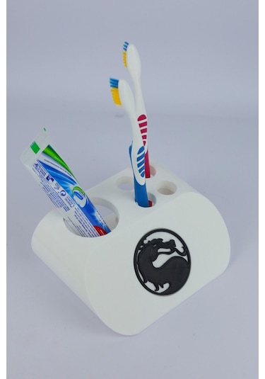 Mortal Kombat - Dekoratif Diş Fırçalık Beyaz