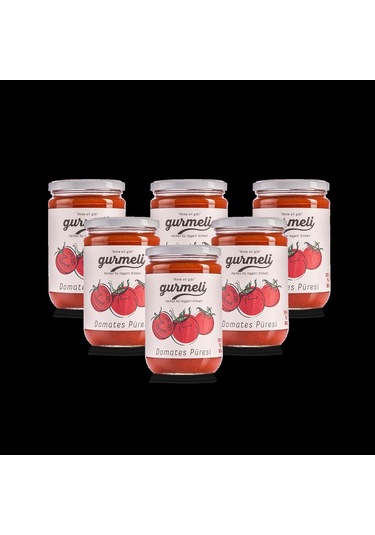 Domates Püresi 550 Gr Cam 6'lı Paket
