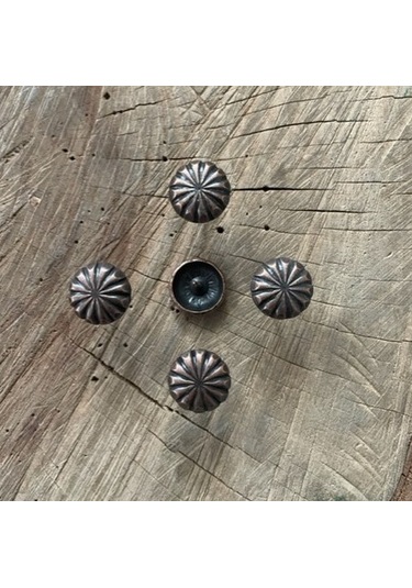 Çiçek Kabara Raptiye Koltuk Kapı Çivisi Antik Bronz Renk 16mm 20adet