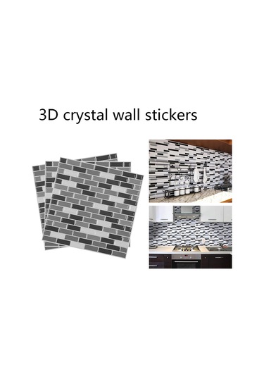 Xiyyadms 3d Duvar Sticker Pet Doğal Tuğla Desenli, Formaldehit Yok, Kolay Uygulama, Su Geçirmez, Antibakteriyel, Ev Dekorasyonu Dıy 230x230mm Çok Renkli