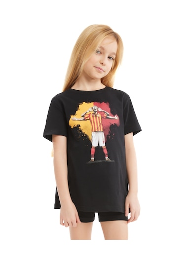 Gsstore Galatasaray Çocuk Icardi T-shirt C232261 Siyah