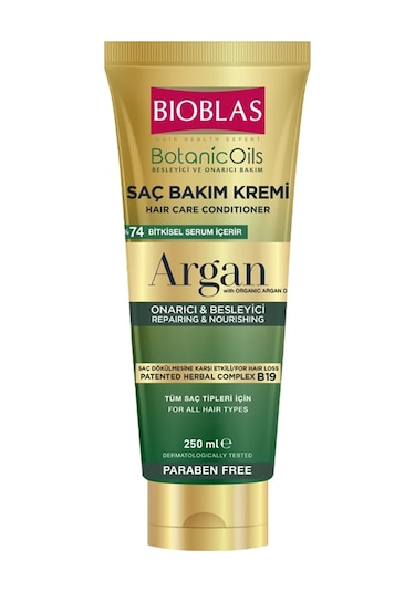 BIOBLAS ARGAN BOTANİC OİLS 250 ML SAÇ BAKIM KREMİ