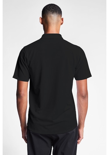 Erkek Kısa Kollu Gömlek 25s-1207-25n Siyah