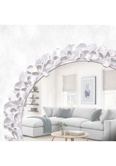 Clove Yuvarlak Ayna İnci Ceviz