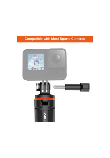 Vrıg Tp-08 Spor Kamerası Selfie Çubuğu Tripod Standı Alüminyum Alaşım 51cm/20.1in Maks. Gopro 11/10/9 Vlog Selfie Çubuğu 58847362