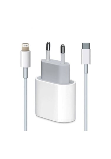 20W Hızlı Şarj Aleti Seti 20W Adaptör Usb-C Kablo