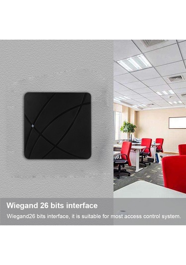 Geeroyoo Su Geçirmez Kapı Erişim Kart Okuyucu, Wiegand 26 Bit, Hızlı Tanıma 0.15s , Ip68, Abs Malzeme, Id/ıc Kart Desteği