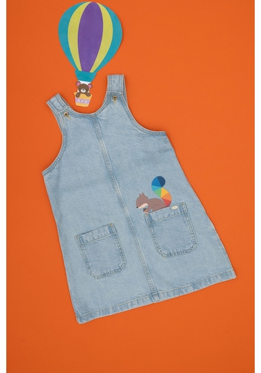U.s. Polo Assn. Kız Çocuk Açık Mavi Elbise Jean 50304272-dn0021 Lıght Blue