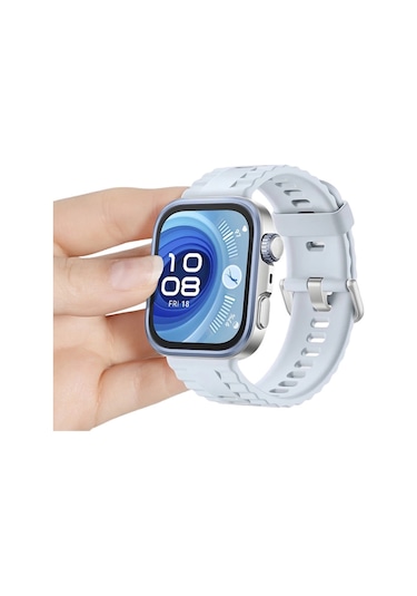 Huawei Fit 4 Nova Silikon Kordon - Beyaz
