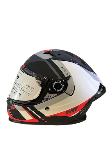 Mt Helmets Braker SV İnception B5 Kapalı Motosiklet Kaskı Mat Kırmızı