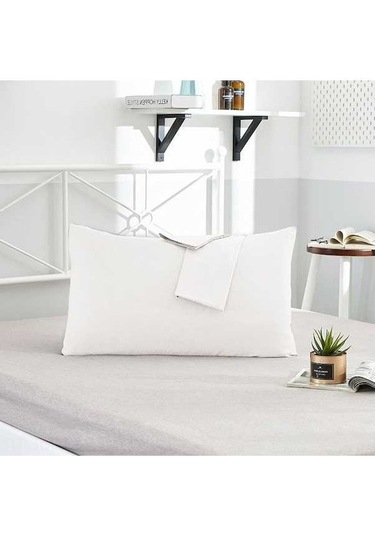 Novahub Dayanıklı Tekli Beyaz Yastık Kılıfı - 48x74 Cm, Ev Ve Otel Kullanımına Uygun Diğer
