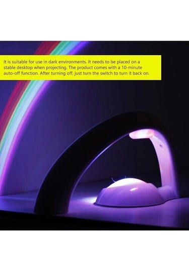 Pazly Yatak Projektörü Renkli Led Işık Gece Çocuk Odası Suntek Sp