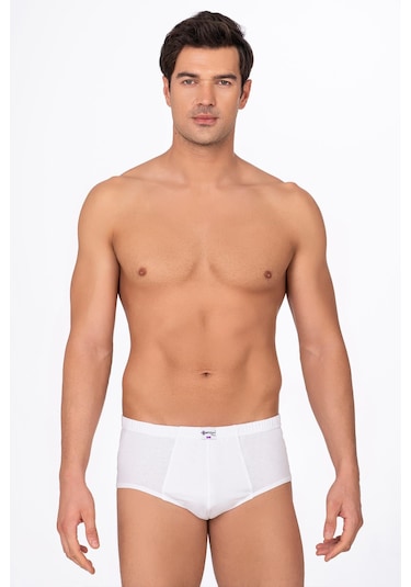 Erkek Süprem Slip Beyaz Kompedan K0037-beyaz Beyaz